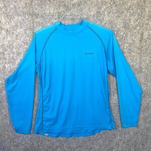Simms Men's Medium Solarflex UPF50 Long Sleeve Performance Fishing Crewneck